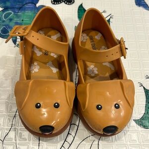 Mini Melissa dog shoes size 8